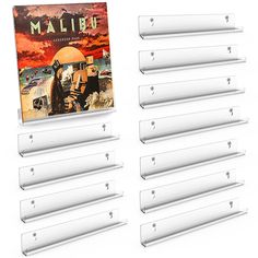 PRICES MAY VARY. 【What You Will Get】You will get 12 pieces clear vinyl record wall shelves(12"L X 1.57"W X 1.57"H each). 12 sets screws and anchors with a screwdriver. Every vinyl record holder with one poly bag to avoid scratch. 【Reliable Material】The vinyl record stand made of high-quality acrylic material has ultra-high light transmittance. The Smooth and seamless design highlighting the craftsmanship. The front lip design can prevent the record from falling. 【Easy to Install】Come with plasti Cd Shelves Walmart, Shelves For Photo Albums, Diploma Display Wall Shelf, Acyrlic Floating Shelf, Picture Album Shelf, Pop Vinyl Display Shelves, Floating Shelf Records, Floating Shelves For Albums, Pop Vinyl Shelves