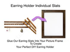 an image of a frame with jewelry hanging from it and the text, earning holder individual status