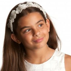 Yasmina Floral Headband By Andrea's Beau | Flower Headband For Girls Floral Headband, Floral Headbands, Flower Headband