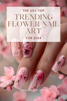 Discover the ultimate summer flowers nail art inspiration in our exclusive seasonal guide 🌈 Explore simple yet chic floral nail designs, floral nail ideas and trendy spring nail patterns, and become the nail art guru among your friends! ✨ Nail Designs Floral, Floral Nail Ideas, Flowers Nail Art, Colorful Nail Art, Seasonal Nails, Floral Nail Art