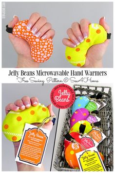 jelly beans microwave - safe hand warmers are the perfect gift for someone who loves to bake