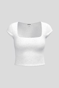 Portia Square Neckline Tee, Garage Portia Top, Garage Square Neck Top, Teens Christmas List, Baggy Cute Clothes, Christmas Wishlist Inspo 2024, Cute School Shirts, Coastal Granddaughter Tops