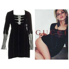 Tom Ford For Gucci Vintage Black Velvet Baby Doll Dress Gucci, Fall/Winter 2001-02 Black Velvet Baby Doll Dress Size Tag Removed. Approximately It - 40, Us - 4 Condition: Excellent Vintage Gucci Dress, Tom Ford For Gucci, Gucci Dresses, Black Toms, Gucci Dress, Gucci Vintage, Baby Doll Dress, Lady Grey, Short Dresses Casual