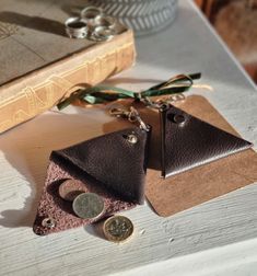 Leather Pocket, Paper Ribbon, Coin Purses, Car Park, Purse Pouch, Fix It