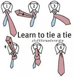 How To Tie A Necktie, Simpul Dasi, Tie A Necktie, Kraf Kertas, Seni Dan Kraf, Kraf Diy, Simple Life Hacks, Drawings Simple, Diy Life Hacks