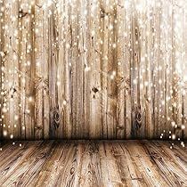 a wooden floor with lights on it