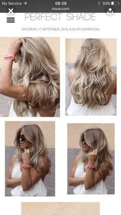 Pinterest Hair, Hair Envy, Great Hair, Blonde Hair Color, Hair Dos, Gorgeous Hair, Balayage Hair