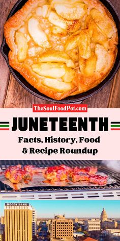 the cover of juneteeth's latest book, fate, history, food and recipe roundup