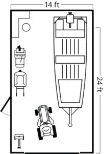 the floor plan for a bathroom with an overhead shower and bathtub, which is connected to