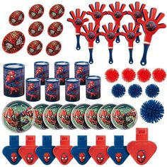 spiderman birthday party supplies and decorations