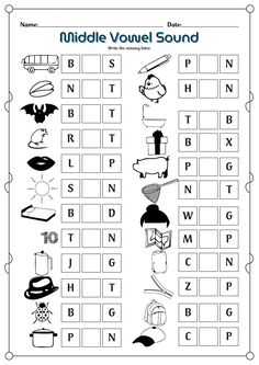 a worksheet with words and pictures on it