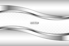 an abstract silver background with wavy lines