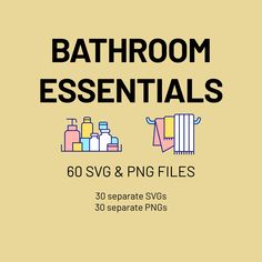 bathroom essentials for the home