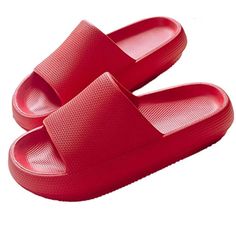 Nwt Pillow Slides Slippers Size 7/8 New With Tags. No Flaws. - Color: Red (Also Available In Black And Pink) - Super Comfy Slides - Moulded Footbed - Lightweight - 100% Eva Sole Measurement: - 7/8: 10" I’m Happy To Answer Any Questions Returns Are Not Accepted Bundle To Save 15% Off On 2+ Items No Trades. Offers Welcome!! Tags: Comfy, Loungewear, Beach, Pool, Casual, Trendy Comfortable Red Sandals With Round Toe, Red Cushioned Slippers For Summer, Comfortable Red Open Toe Slippers, Red Trendy Sandals With Cushioned Footbed, Comfortable Red Flip Flops For Spring, Trendy Red Sandals With Cushioned Footbed, Comfortable Red Slippers For Summer, Red Flat Slides For Spring, Red Synthetic Closed Toe Slippers