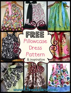 free pillowcase dress pattern and instructions