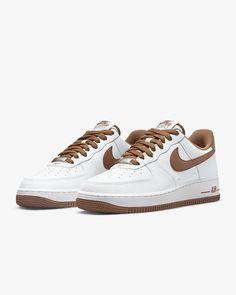 NEW Nike Air Force 1 '07 White Pecan Men's Shoes DH7561-100 Sizes 13 Low Jordan 1, King Shoes, New Nike Air Force, Vans Outfit, Nike Air Force 1 07, Nike Dunk High, Nike Air Force 1 Low, Air Jordan 3, Nike Air Max Plus