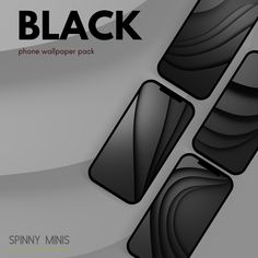 black phone wallpaper pack by spinny minis