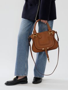 Chloe Bag Aesthetic, Chole Handbag, Chloe Pouch, Chloe Marcie Bag Outfit, See By Chloe Bag, Chloe Marcie Bag, Day To Day Outfits, Closet Edit, Business Casual Looks