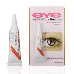 1PC Practical Eyelash Glue Clear-white/Dark-black Waterproof False Eyelashes Makeup Adhesive Eye Lash Glue Cosmetic Tools Condition HOT Brand High Quality Quantity :1 Pcs Color:Dark-black,Clear-white Good Adhesive Eyelashes,waterproof You will more and confident. Apply a thin layer along the base of false lash. Let set 30 seconds or until sticky. Put the false lash close to the base of natural lashes and press firmly until adhesive dry. A good tool you to make the false eyelashes. Package conten Waterproof Eyelash Glue, Eye Makeup Cosmetics, Clear Makeup, Eyelashes Makeup, Waterproof Glue, Diy Eyelash Extensions, Eyelash Extension Glue, Lash Adhesive, Makeup Tool