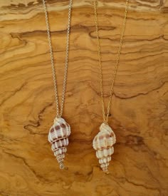 Seashell Rings, Walks On The Beach, Jewelry Real, Ocean Jewelry, Seashell Necklace, Seashell Crafts