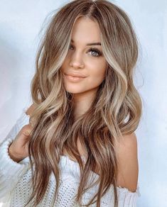 Babylights Brunette, Blond Balayage, Ombré Hair, Blonde Hair With Highlights, Balayage Brunette, Brunette To Blonde