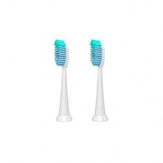 Designed for unparalleled teeth cleansing, The Extended Reach Whitening Toothbrush Head is our latest innovation for a whiter, brighter smile. The patented design has 3 spiraling edge points of contact on every bristle, providing enhanced stain-fighting and plaque cleansing capabilities proven to be twice as effective Bright Smile, White Teeth, Brushing Teeth, Stain, White, Design