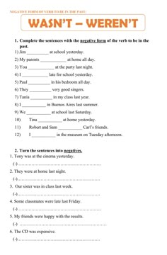 the worksheet is shown with words and phrases for each part of the text