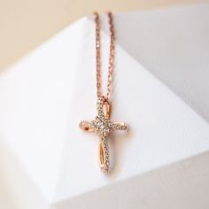 Gold Necklace Cross, Cross Pendant Necklace Woman, Cross Necklace Women, Cross Gift, Fathers Day Mugs, Gold Cross Necklace, Confirmation Gifts, Christian Jewelry, Religious Jewelry