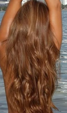 Long Honey Brown Hair, Honey Brown Wavy Hair, Light Brown Amber Hair, Sunkissed Brown Hair, Honey Colored Hair, Caramel Brown Hair Aesthetic, Long Light Golden Brown Hair, Caramel Beach Hair, Apple Cider Hair