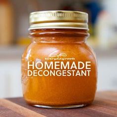 My new Cocktail | The Chunko Family | Bloglovin’ Homemade Decongestant, Homemade Cough Remedies, Natural Decongestant, Cold And Cough Remedies, Sick Remedies, Home Health Remedies