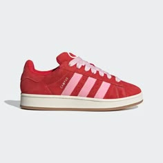 adidas Campus 00s Shoes - Red | Unisex Lifestyle | adidas US Campus 00s Shoes, 00s Shoes, Campus Adidas, Looks Adidas, Adidas Campus 00s, Baskets Adidas, Adidas Spezial, Adidas Sneaker, Casual Sneakers Women