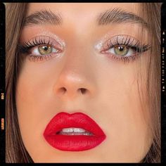 Bibir Pink, Red Makeup Looks, Red Lips Makeup Look, Mekap Mata, Red Lipstick Makeup, Red Dress Makeup, Ruby Woo, Red Lip Makeup