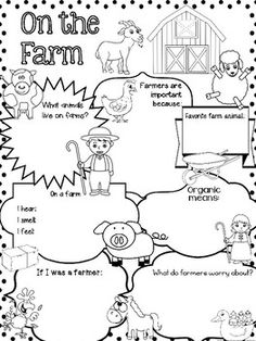 farm animals on the farm worksheet for students to practice their writing and reading skills