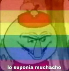 an image of a cartoon character with the words, i supporta muchacho