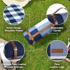 VonShef Outdoor Blanket with Faux Leather Carry Handle. For sunbathing and al fresco feasting.  Level up your al fresco adventures with the VonShef picnic blanket, featuring a stylish design and faux leather straps for that rustic aesthetic, combining style and practicality. Perfect for hikes in the hills, wanders in the woods, or parties at the park, lay out the perfect picnic.  Settle down on any ground with our waterproof picnic mat, helping you overcome bad weather one picnic at a time. Whil Morning Snacks, Party At The Park, Large Picnic Blanket, Shoe Rack Bedroom, Gazebo With Fire Pit, Large Picnic, Picnic Spread, Garden Hammock, Waterproof Picnic Blanket