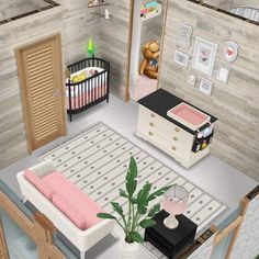 the sims © lorn Simple Bedroom Design, Casas The Sims 4