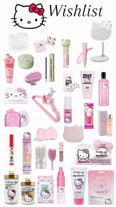 Hello Kitty Back To School, Hello Kitty Skincare, Hello Kitty Products, Hello Kitty Room Decor, Hello Kitty Bedroom, Pink Products, Girly Christmas Gifts, Tj Max, Hello Kitty Gifts