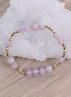 Kunzite helps with opening the heart and crown chakras which allows you to tap into higher states of consciousness, deeper awareness and channeling the higher realms. Kunzite is a calming, peaceful and tranquil stone that boosts self love and self esteem, and also aids in healing conflicts and turbulence in relationships. If you want to strengthen your intuition, psychic abilities, and spiritual journey and also foster more harmony in your relationships, this crystal is for you. Materials: Our b Higher State Of Consciousness, States Of Consciousness, Angel Aura, Crystal Bowls, Psychic Abilities, Spiritual Journey, Jewelry Plate, Self Esteem, Ring Necklace