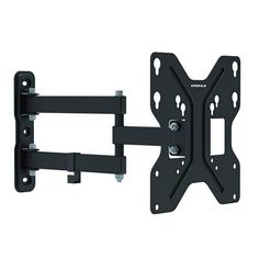 the tilting tv wall mount is shown with two arms and one arm on each side