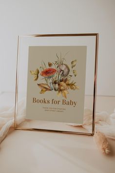 there is a book for baby on the table