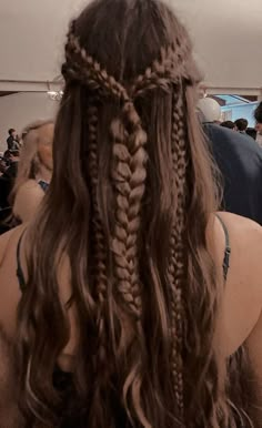 Medieval Hairstyles, Viking Hair, Hippie Hair, School Hair, Hairstyle Inspo, Hair Stylist Life, Hairdo For Long Hair, Easy Hairstyles For Long Hair, Dream Hair