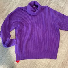 Nwt Autumn Cashmere Oversized Turtleneck M Oversized Turtleneck, Womens Fall, Cashmere Sweaters, Color Purple, Cashmere, Sweaters For Women, Turtle Neck, Purple, Women Shopping