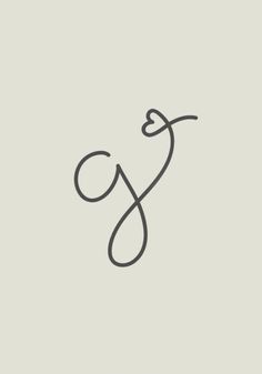 the letter g is made up of two thin lines, and has an elegant shape