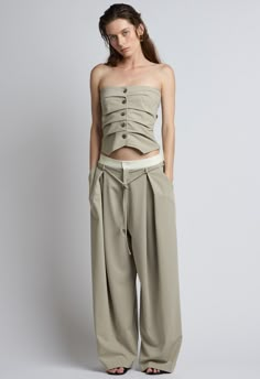 Nico Trouser in Willow Drawing Trousers, Organza Trousers, Easy Summer Style, Pant Details, Holiday Party Outfit, Minimalist Wardrobe, Fall 2024, Tie Belt, Fashion Details