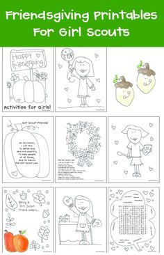 the free printable thanksgiving coloring pages for girls