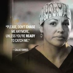 a woman in scrubs with a quote on her face that says please, don't chase me anymore, unless you're ready to catch me