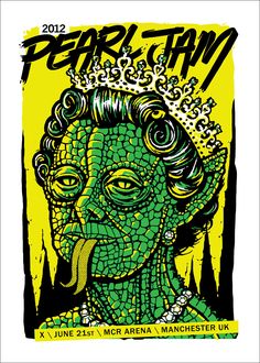 Pearl Jam Poster, Pearl Jam Art, Rock Poster Art, Concert Poster Design, Pearl Jam Eddie Vedder, Acid Art, Rock N Roll Art, Posters For Sale, Tour Posters