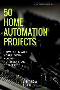 the book cover for 50 home autonation projects