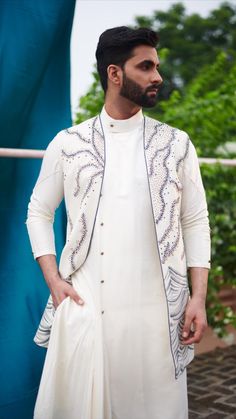 Traditional Indian Mens Clothing, Indian Wedding Suits Men, Stylish Boy Clothes, Custom Suits Men, Man Dress Design, Indian Wedding Clothes For Men, Wedding Kurta For Men, Groom Dress Men, Indian Groom Wear