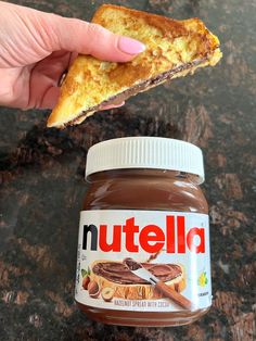 Nutella Stuffed French Toast https://www.melaniecooks.com/nutella-stuffed-french-toast/50795/ Candied Walnut Recipe, Breakfast Casserole French Toast, Nutella Sandwich, French Toast Ingredients, Nutella French Toast, Brioche French Toast, Special Breakfast